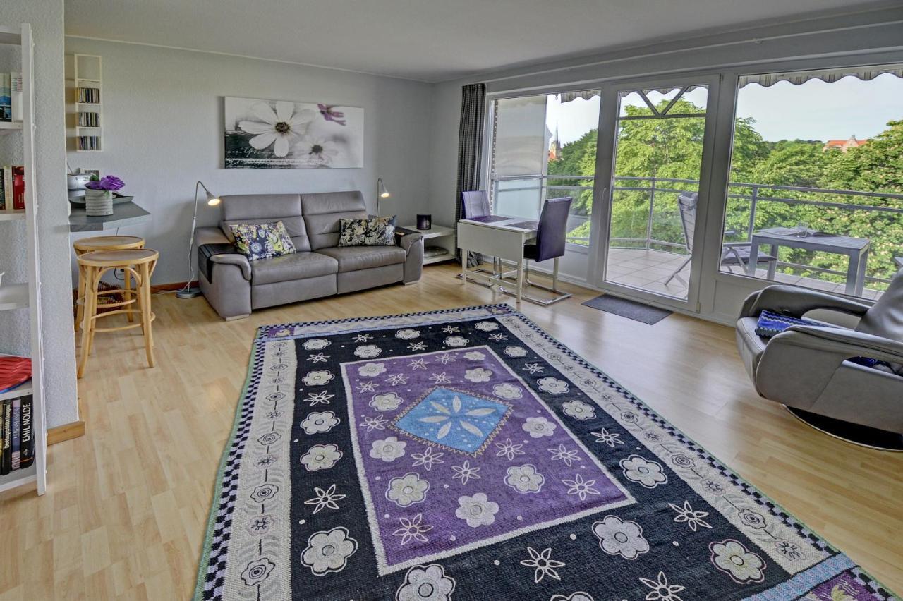 Fewo1846 - Bellevue - Sonnige 2-Zimmer-Wohnung Mit Balkon Und Hafenblick Flensburgo Exterior foto